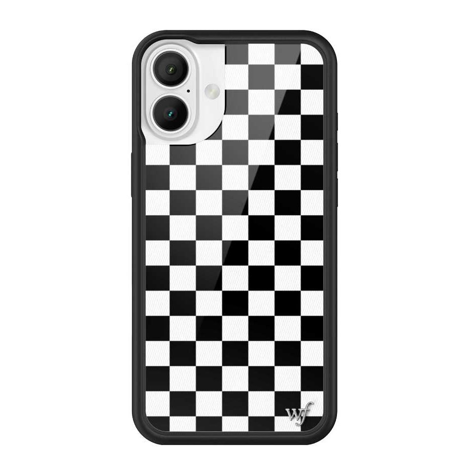 Checkers | Black iPhone Case