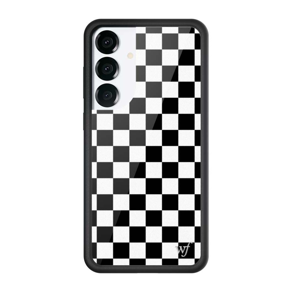 Checkers | Black Samsung Galaxy Case