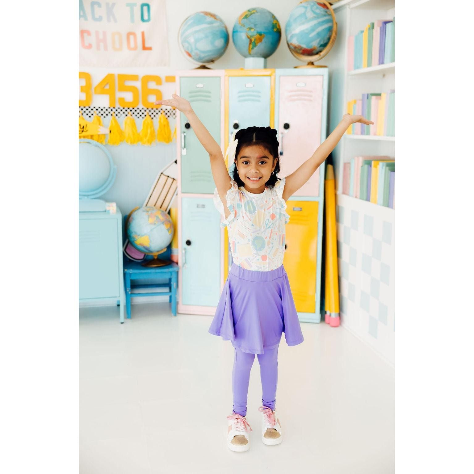 Campus Cutie S/S Ruffle Tee