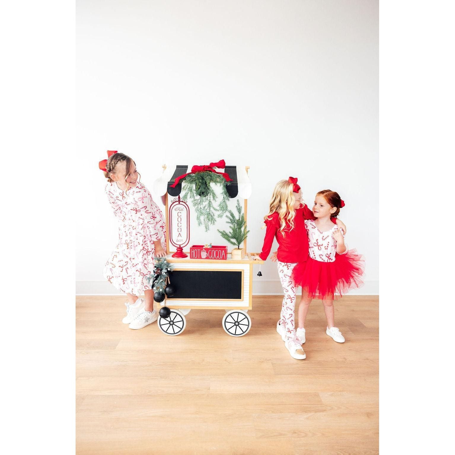 Candy Cane Lane 3/4 Tutu Leotard