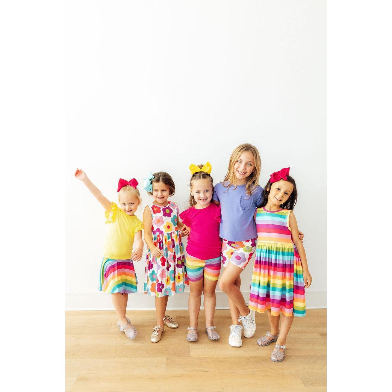 Cheerful Stripes Twirl Skort