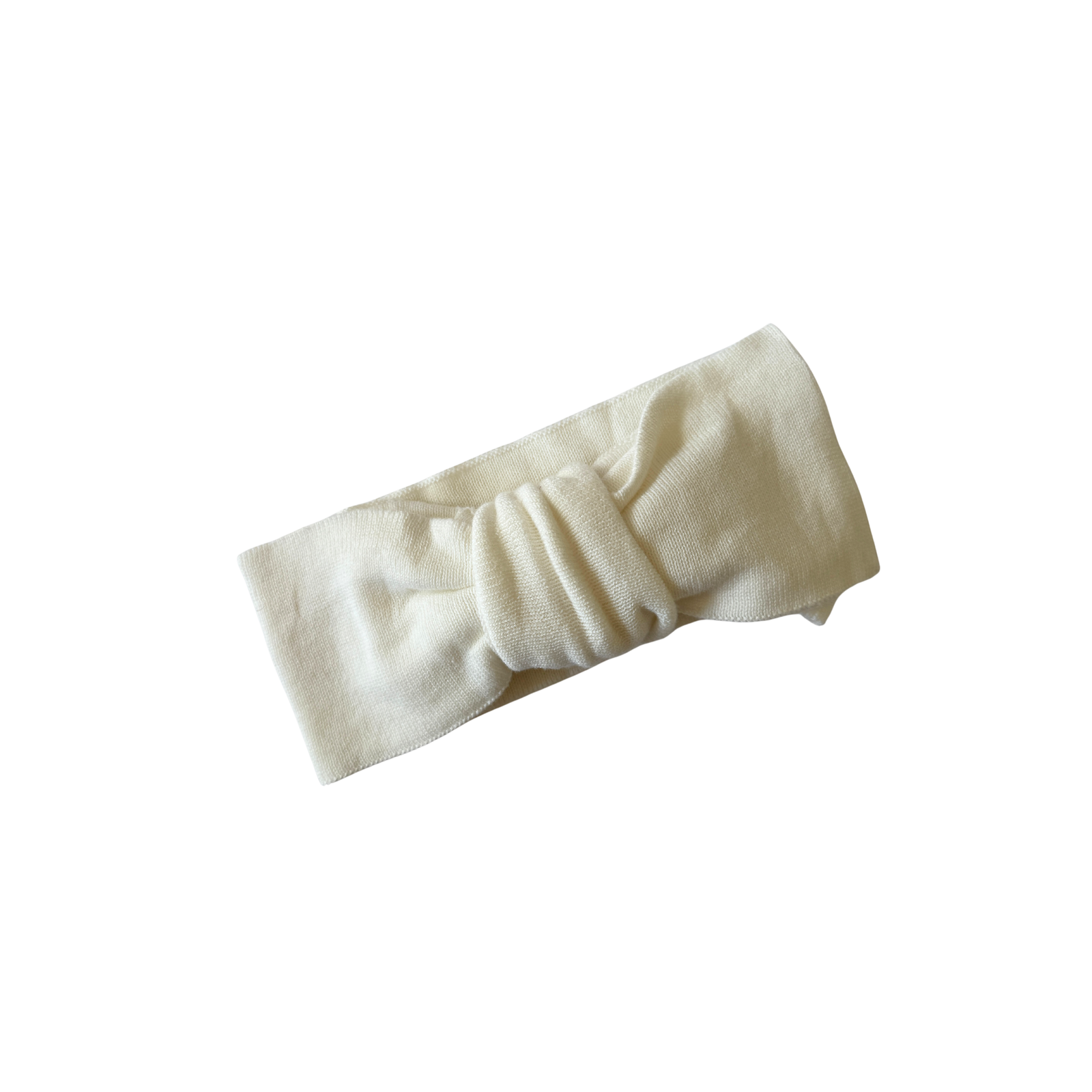 Classic Bow Headband - White