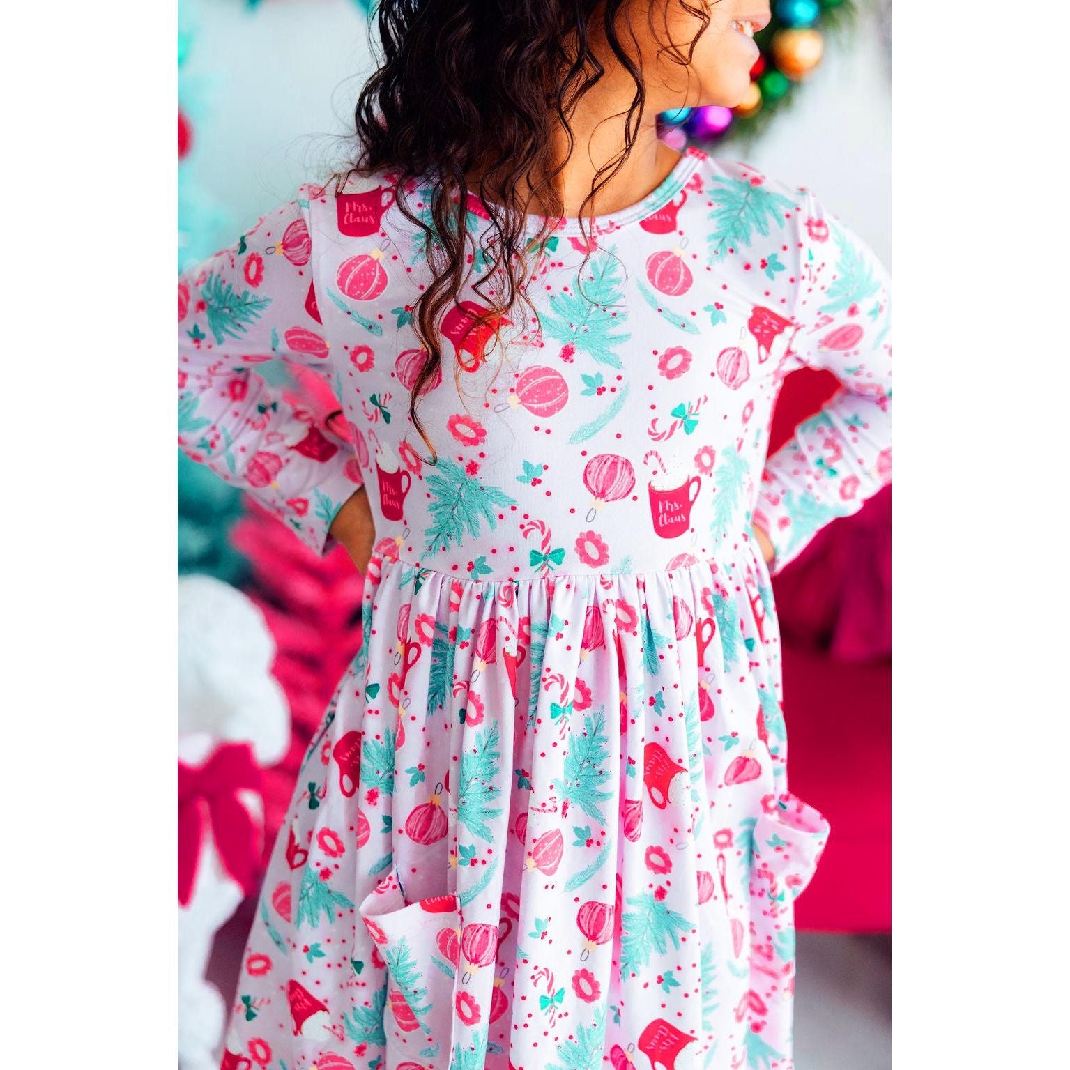 Cocoa Kisses L/S Pocket Twirl Dress