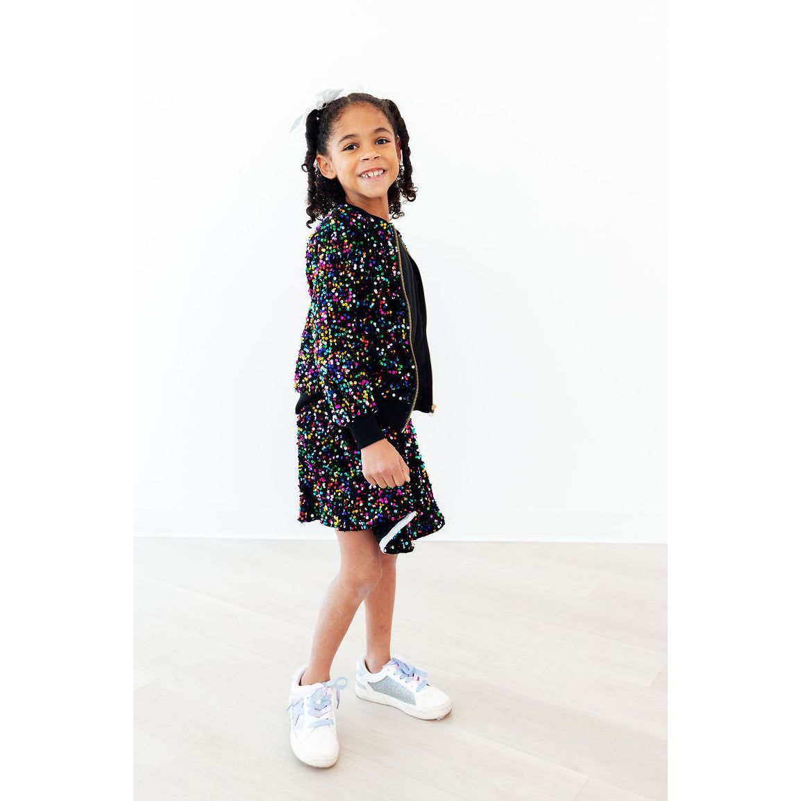 Confetti Velvet Sequin Jacket