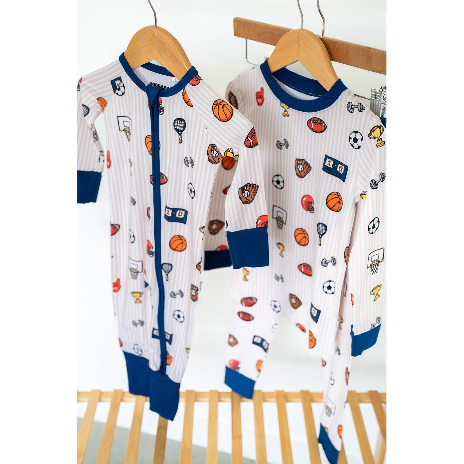 Vintage Varsity Sports | Two Piece Long Sleeve