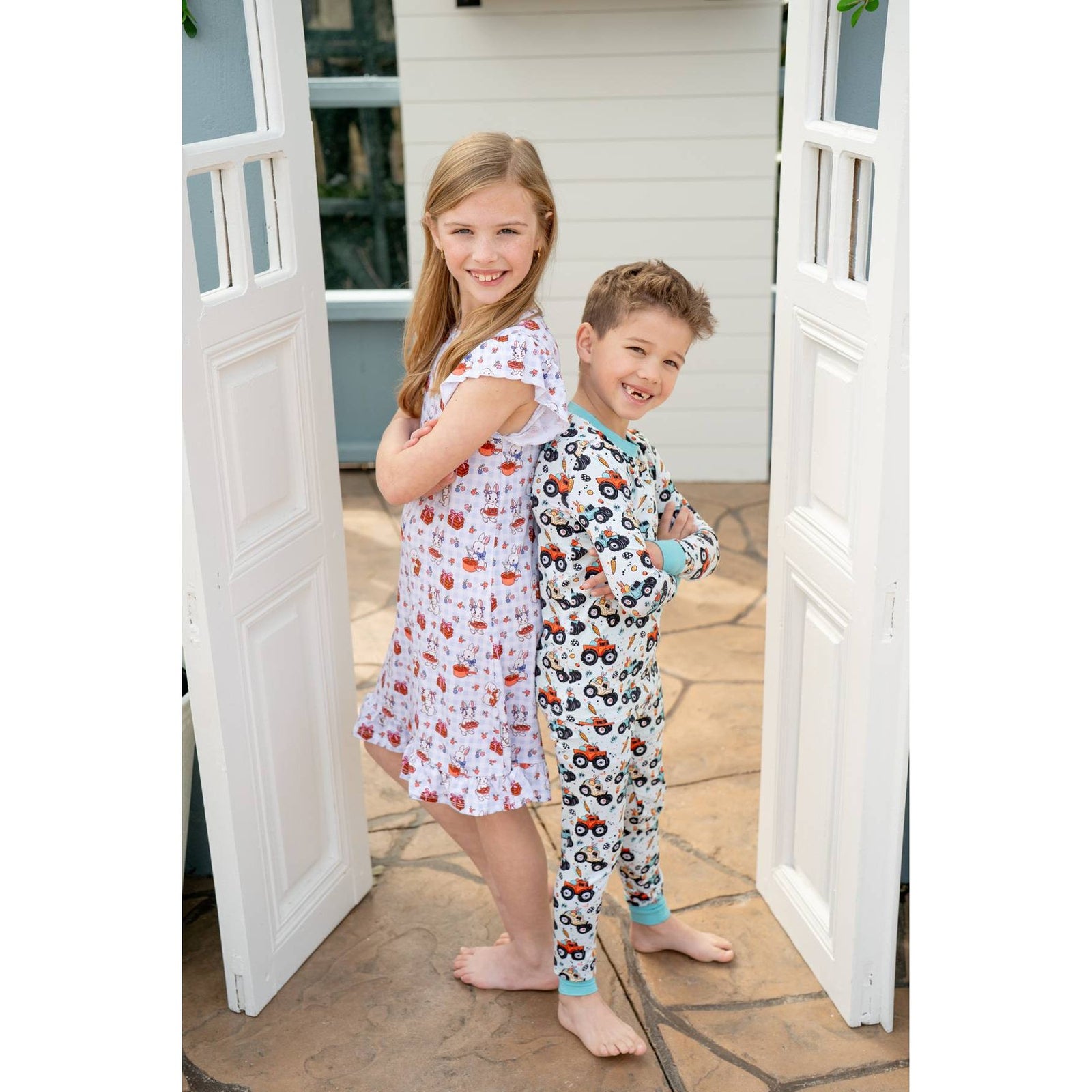 Easter Monster Trucks | Two Piece Set