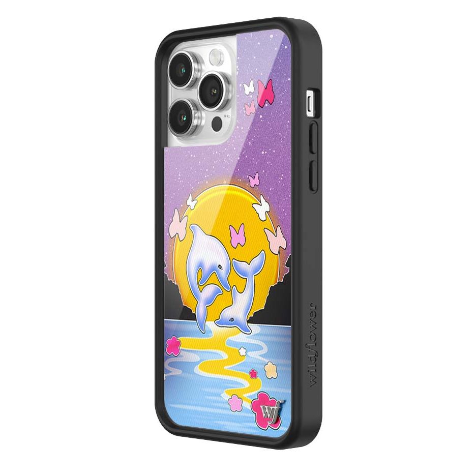 Dolphin Sunset iPhone Case