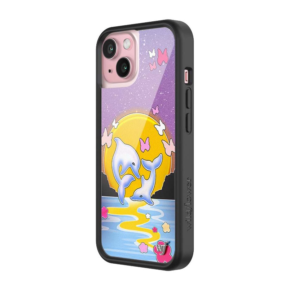 Dolphin Sunset iPhone Case