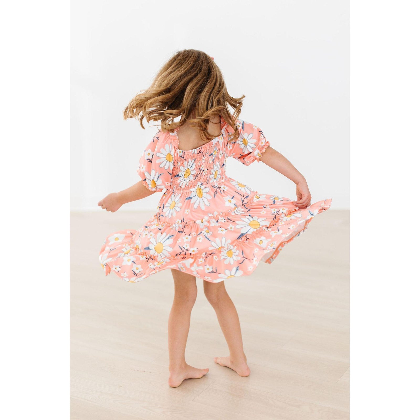 Daisy Darling Smocked Ruffle Dress