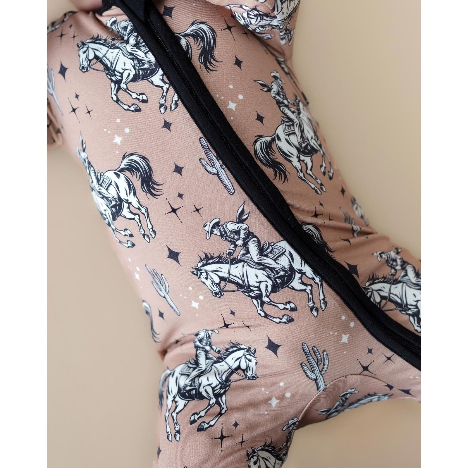 Bamboo Zip Romper | Desert Cowboy