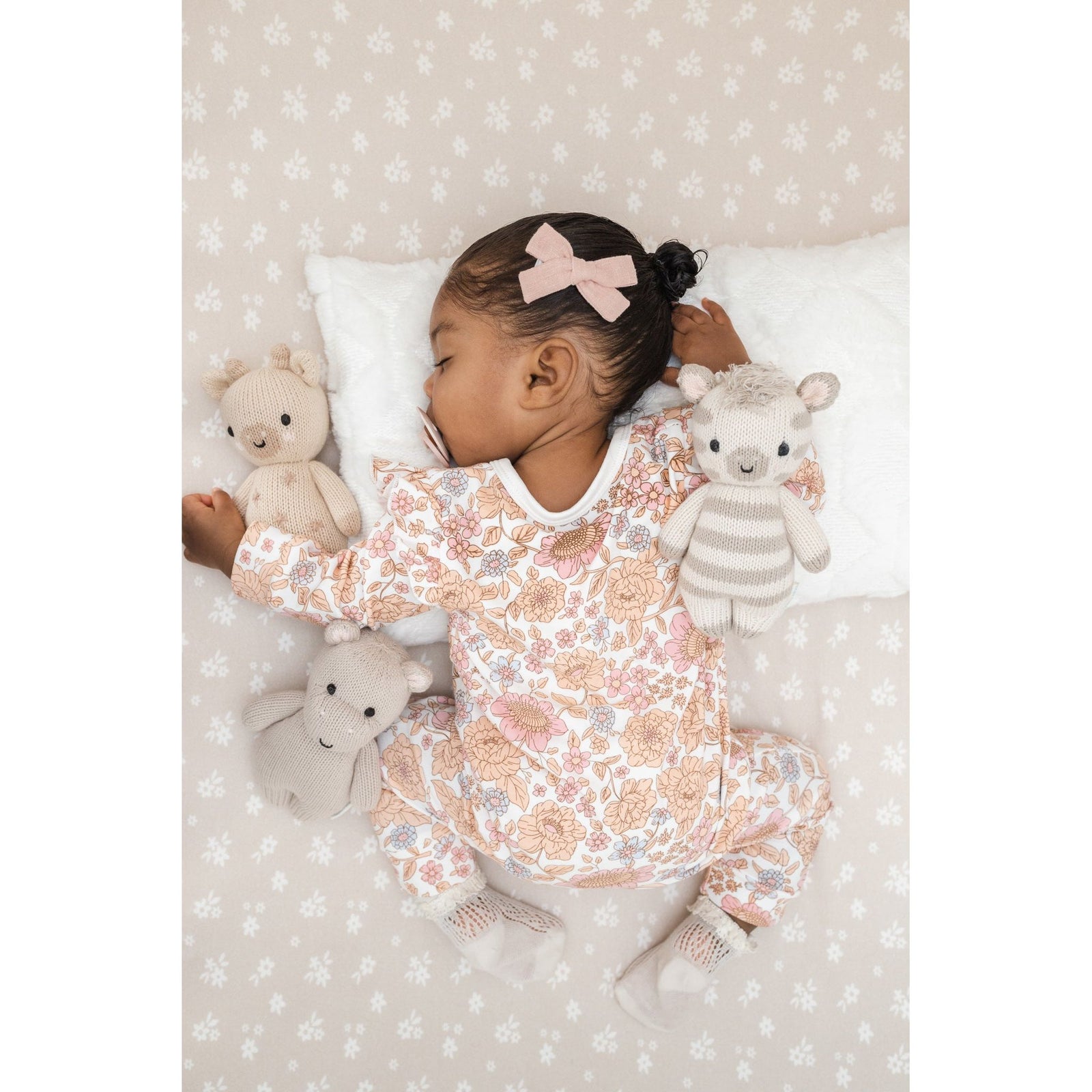 Luna + Luca Floral Jumpsuit + Bow