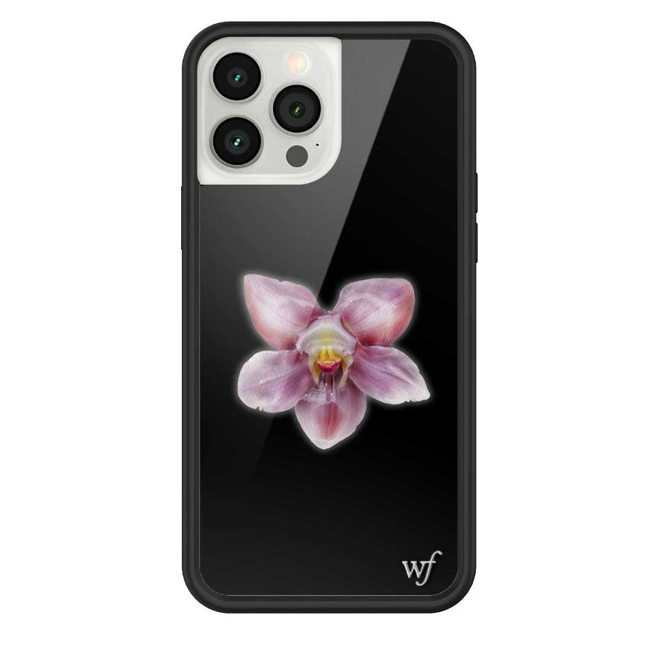 Orchid | Black iPhone Case