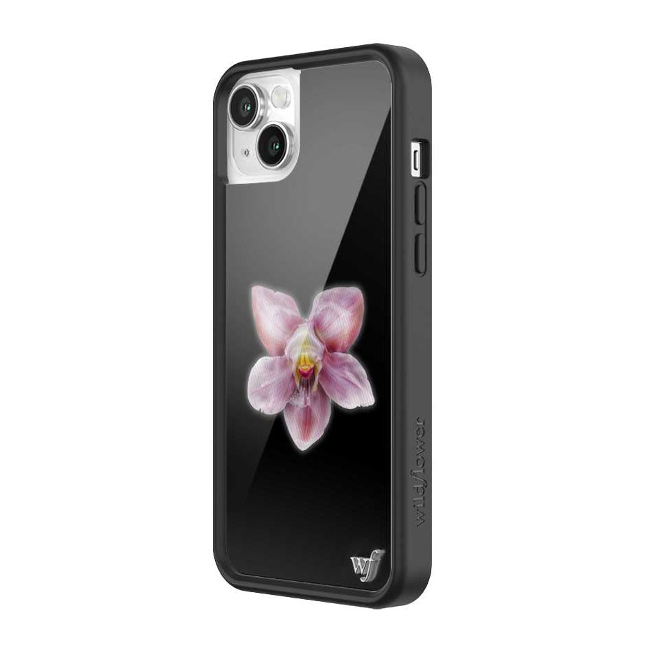 Orchid | Black iPhone Case