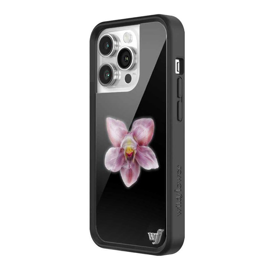 Orchid | Black iPhone Case