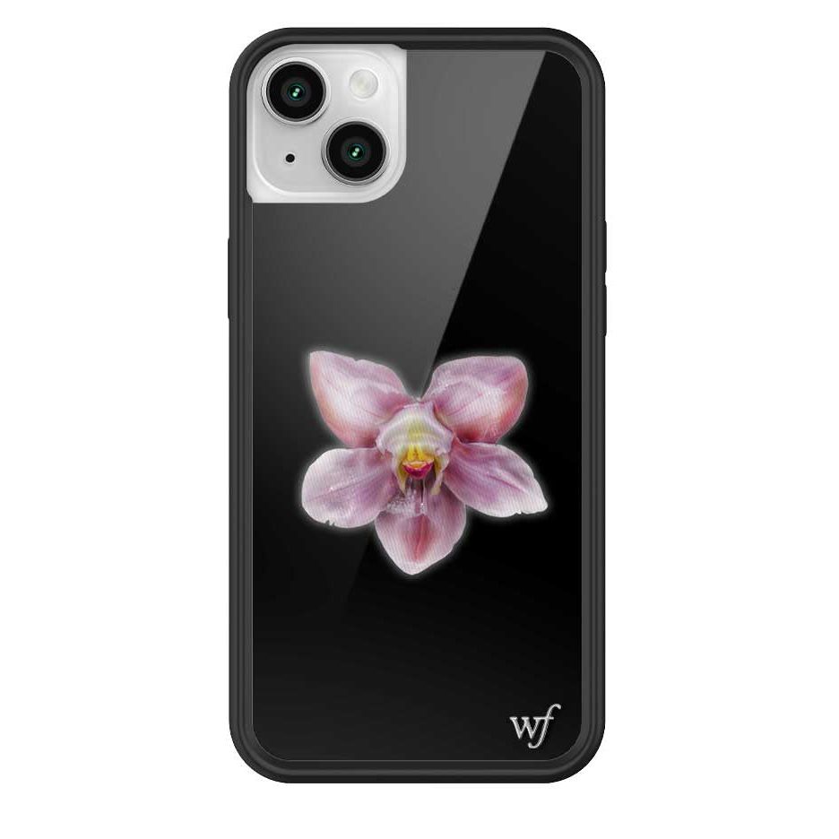 Orchid | Black iPhone Case