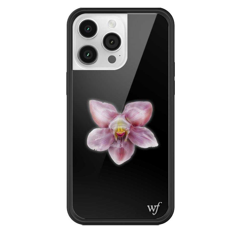 Orchid | Black iPhone Case