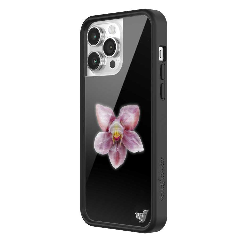 Orchid | Black iPhone Case