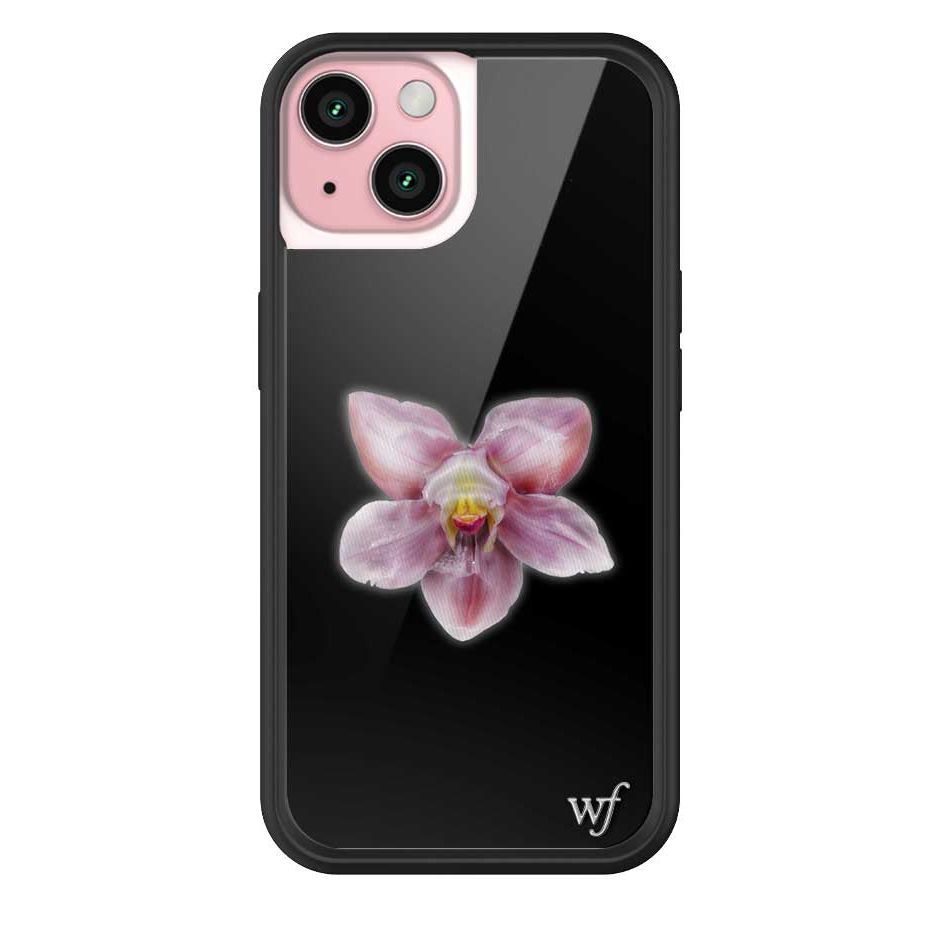 Orchid | Black iPhone Case