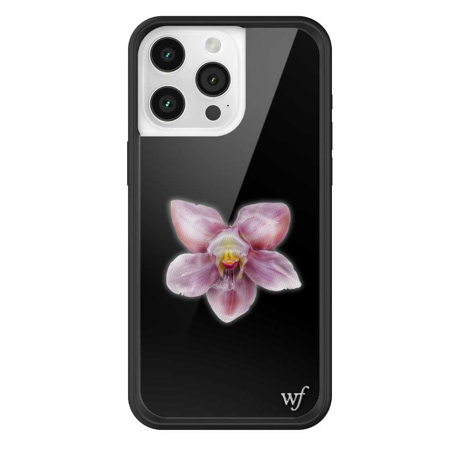 Orchid | Black iPhone Case