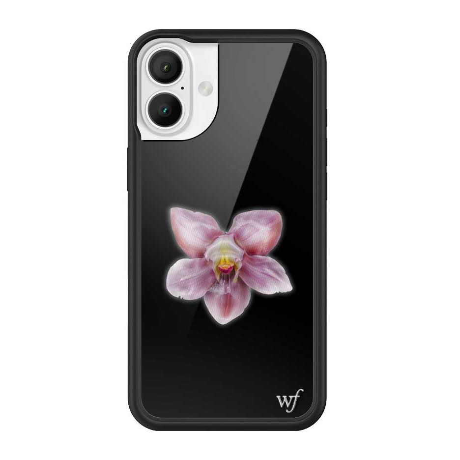 Orchid | Black iPhone Case