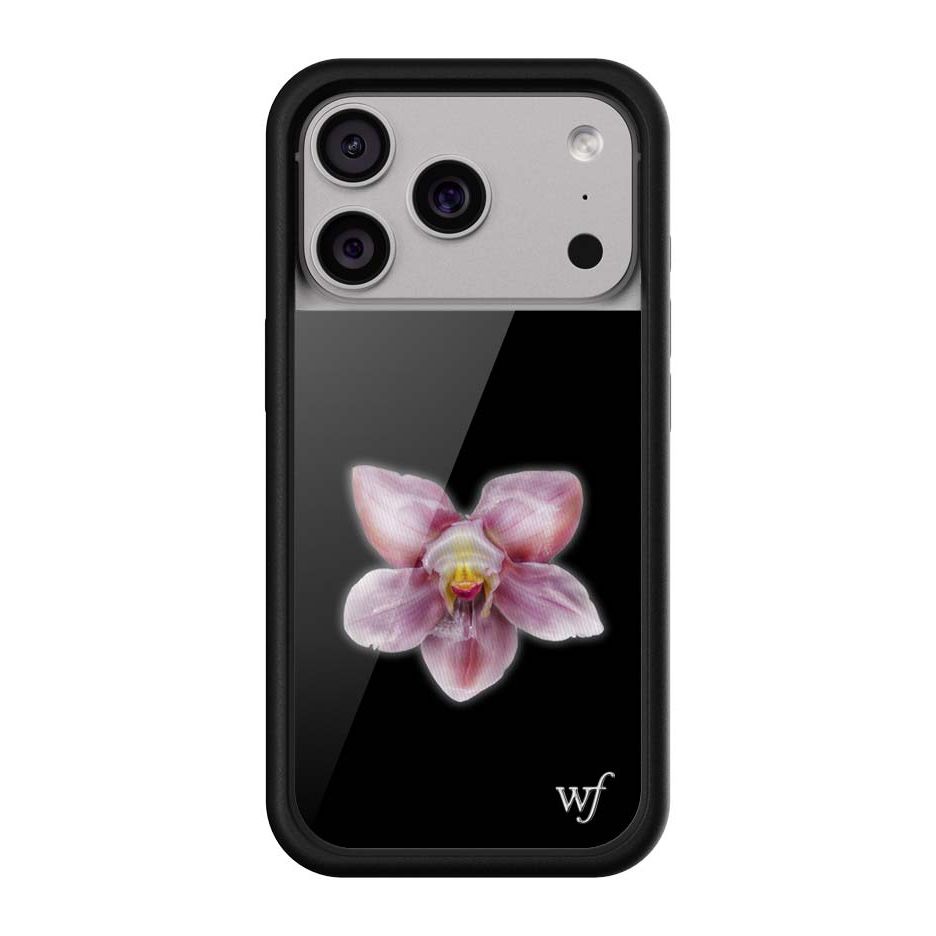 Orchid | Black iPhone Case