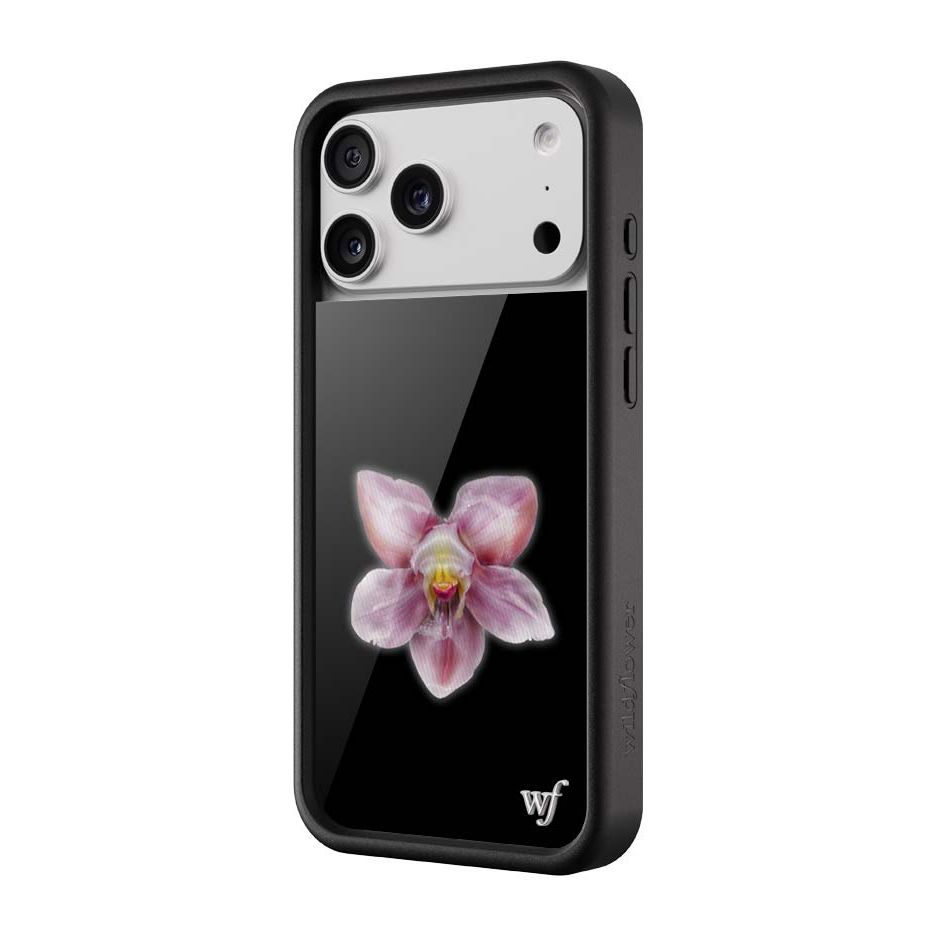 Orchid | Black iPhone Case