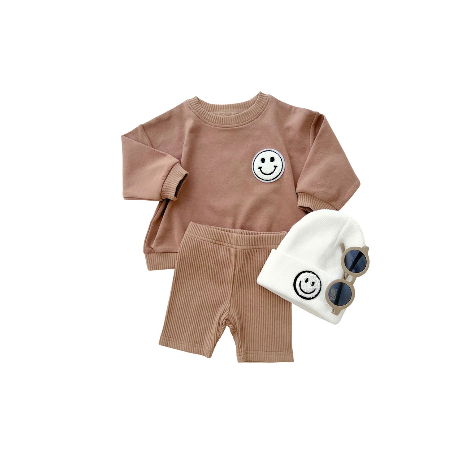 Biker Shorts Set | Mocha
