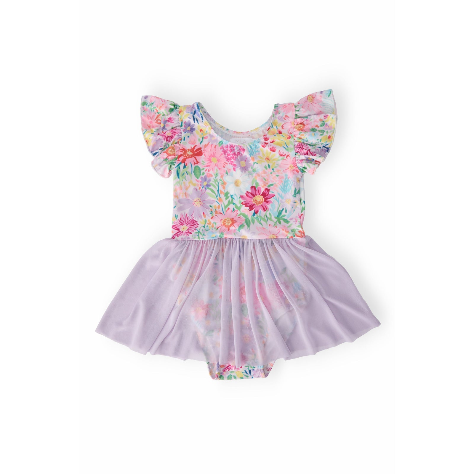 Field of Flowers S/S Twirl Leotard