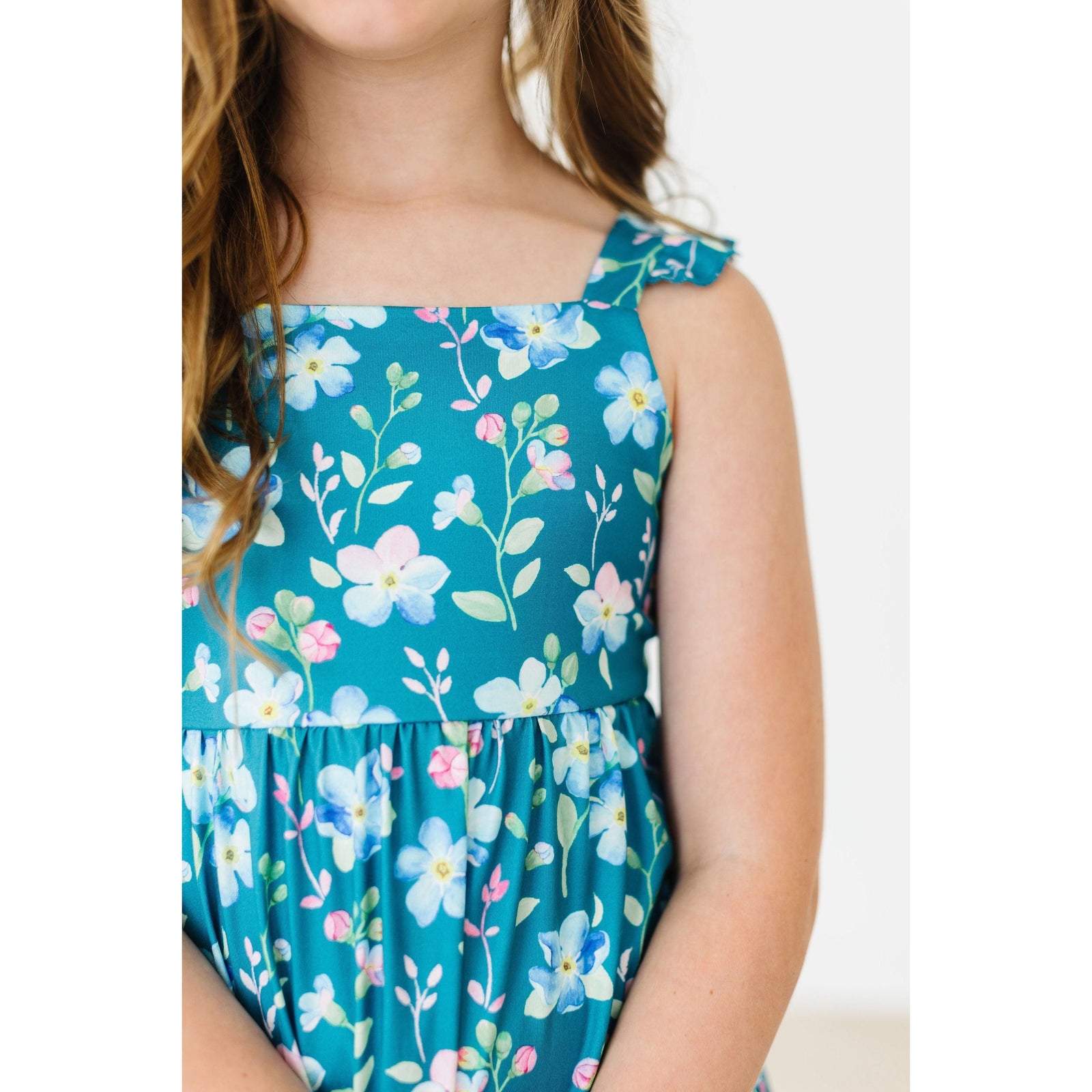 Floral Breeze Ruffle Maxi Dress