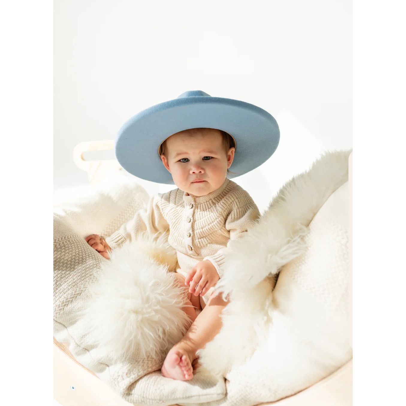 the madeline hat in blue