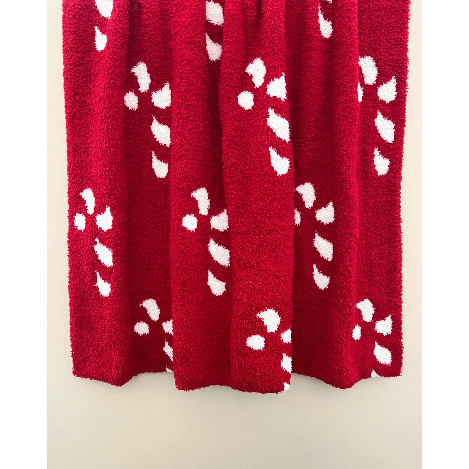 Fuzzy Blanket | Candy Cane