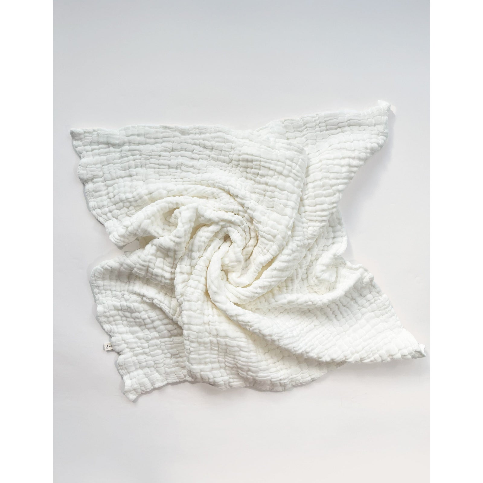 Luna + Luca Cotton Gauze Baby Blanket - White