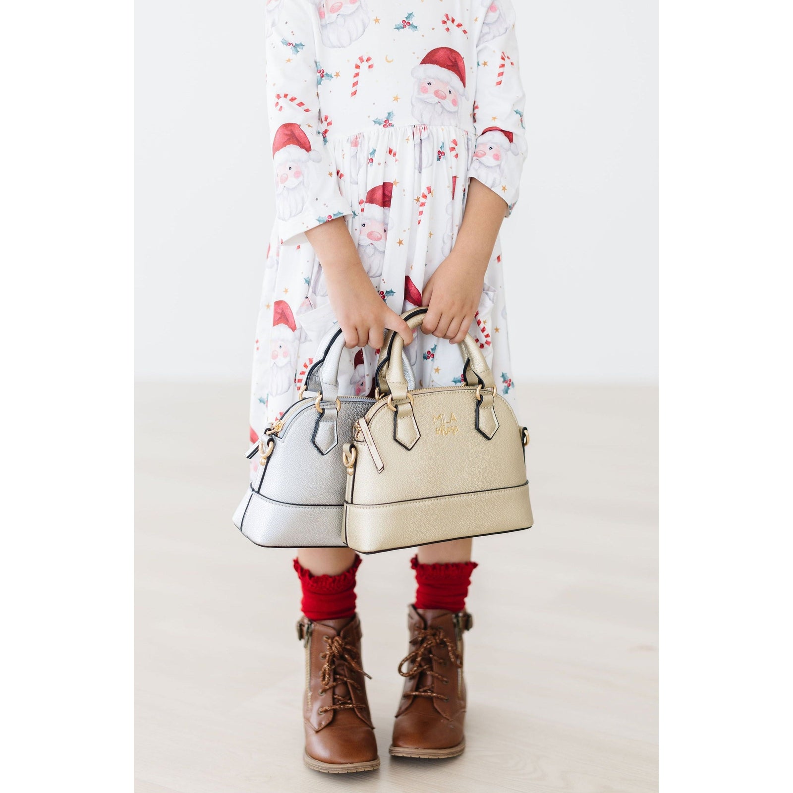 Gold Metallic Girl's Crossbody Purse