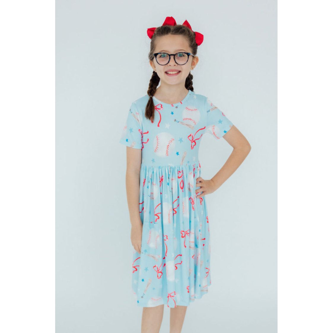Grand Slam Glam S/S Pocket Twirl Dress