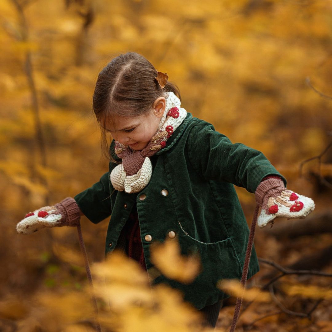 Mushroom Neck Scarf