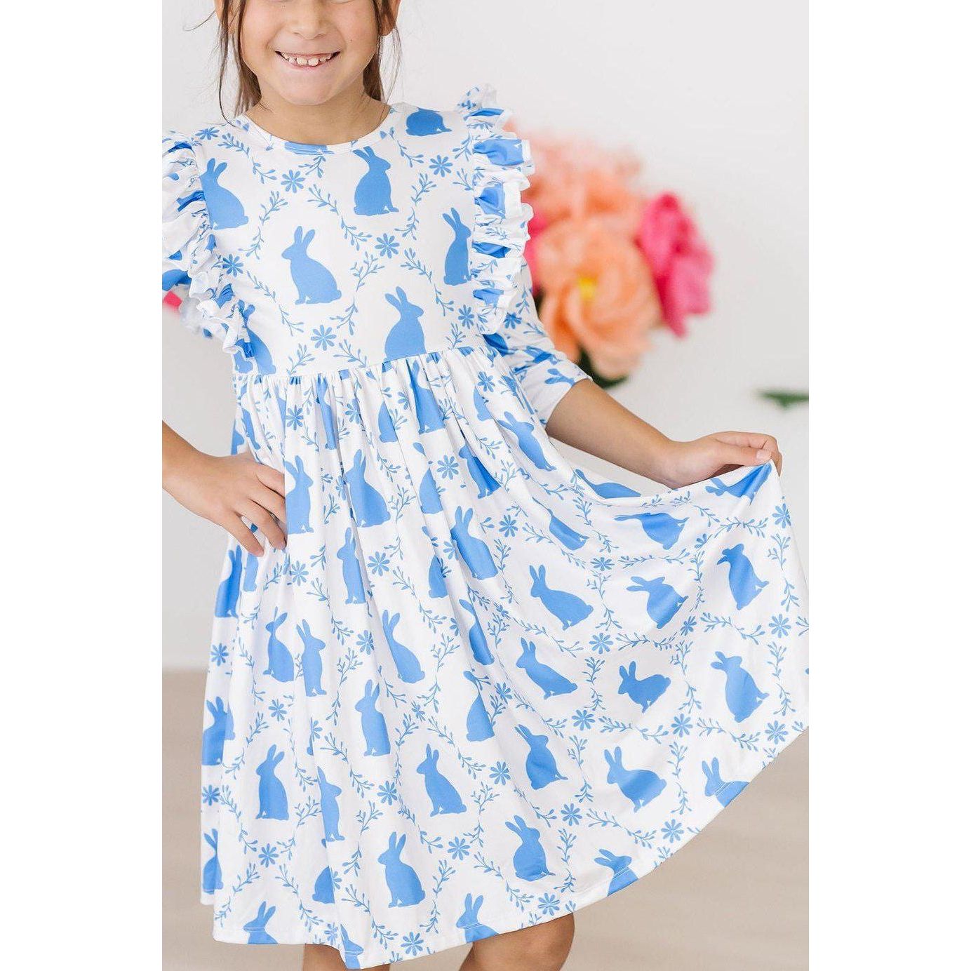 Hop 'til You Drop Ruffle Twirl Dress