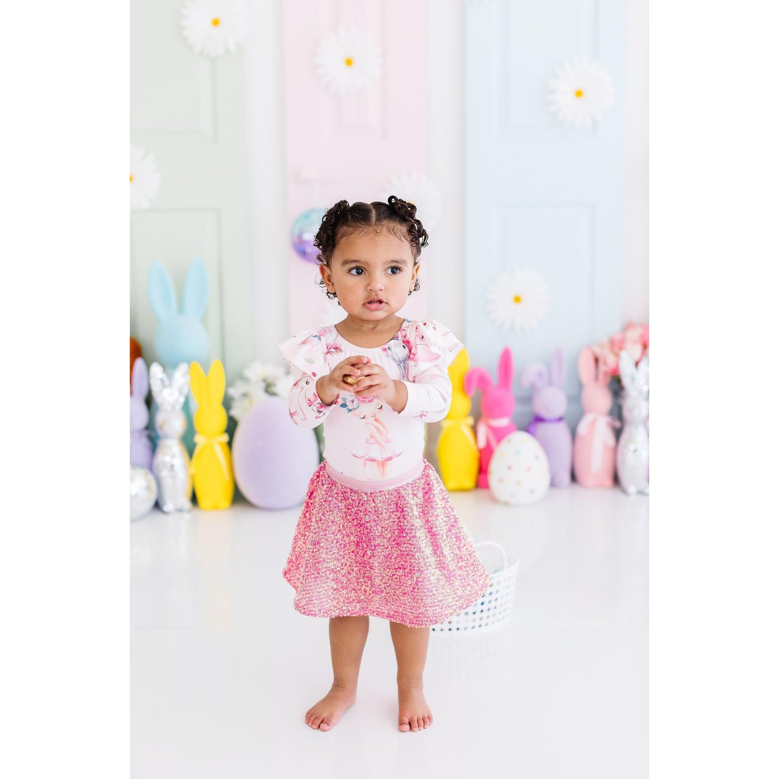 Ballet Beauties L/S Flutter Sleeve Leotard