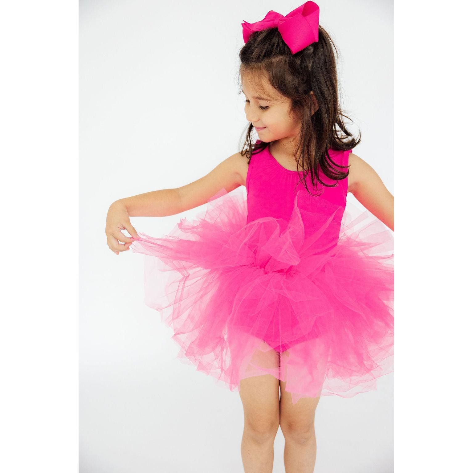 Hot Pink Tank Tutu Leotard