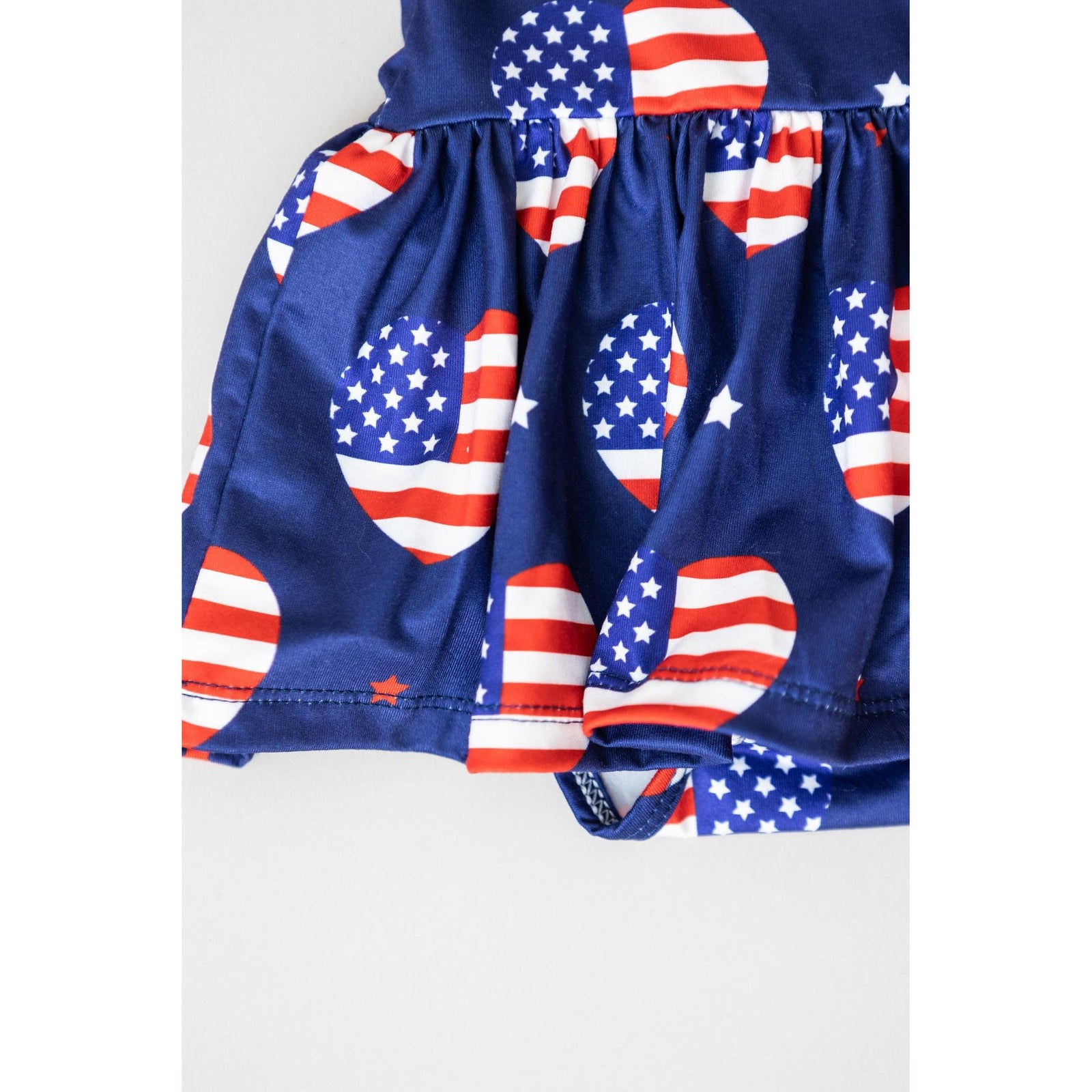 I Heart the USA S/S Twirl Bodysuit