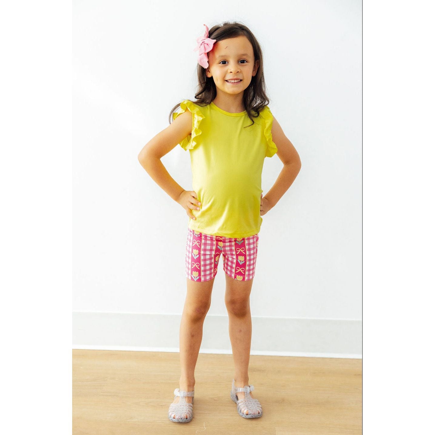 I Love You Tulip Much Twirl Shorts