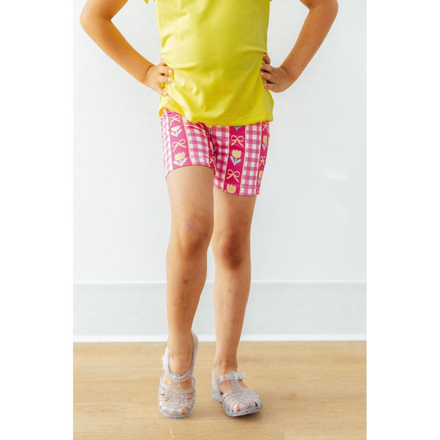 I Love You Tulip Much Twirl Shorts