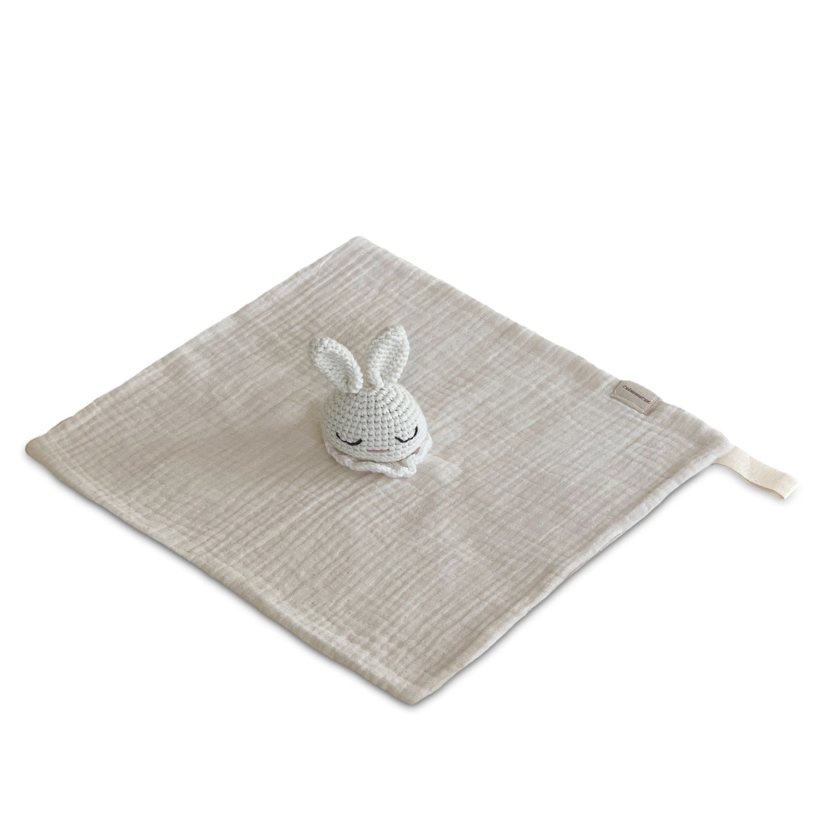 snuggly soft baby comforter toy | beige