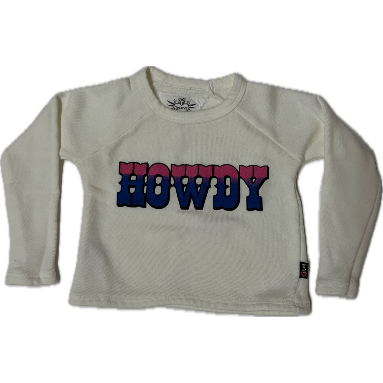 long sleeve pullover crew | howdy