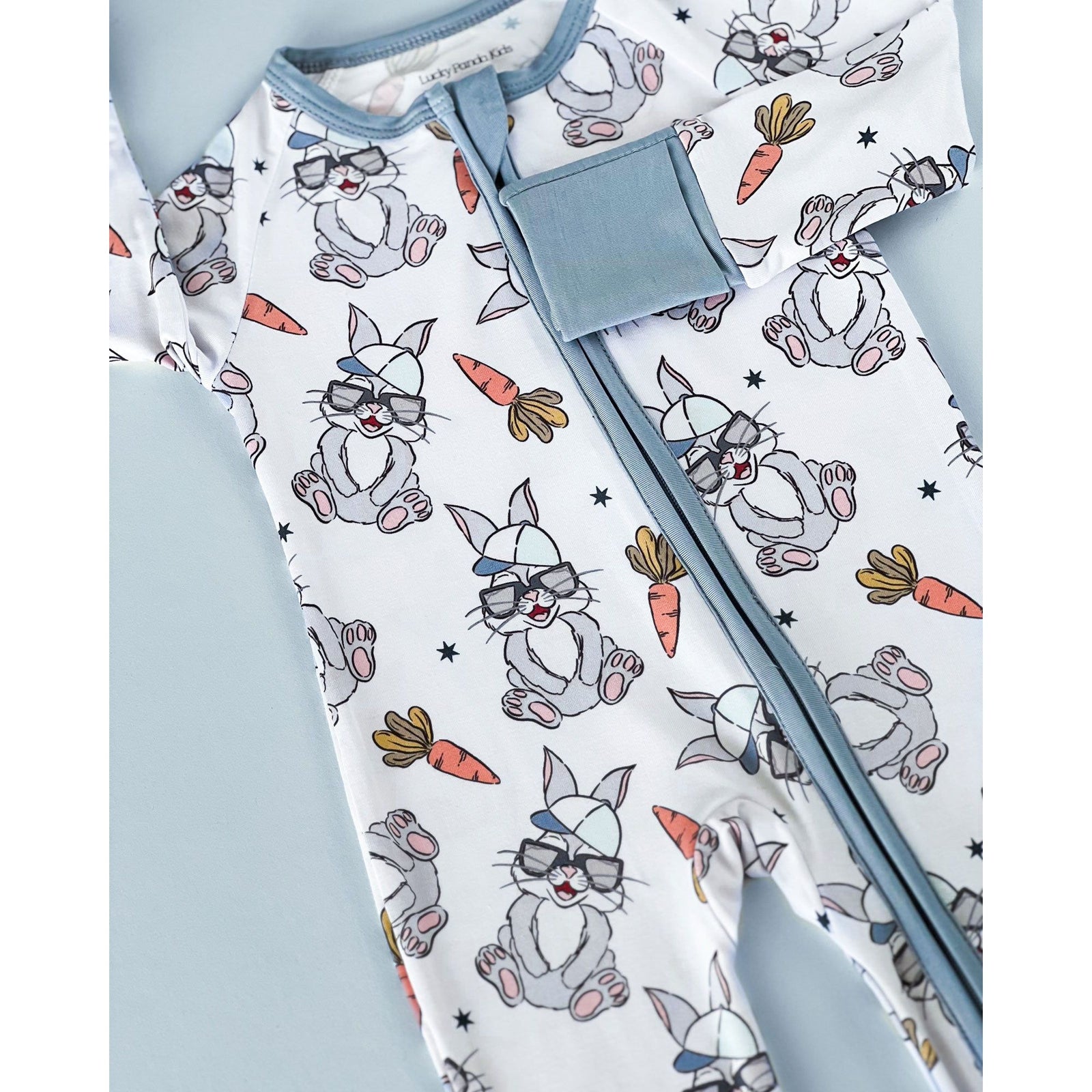 Bamboo Zip Romper | Rad Bunny