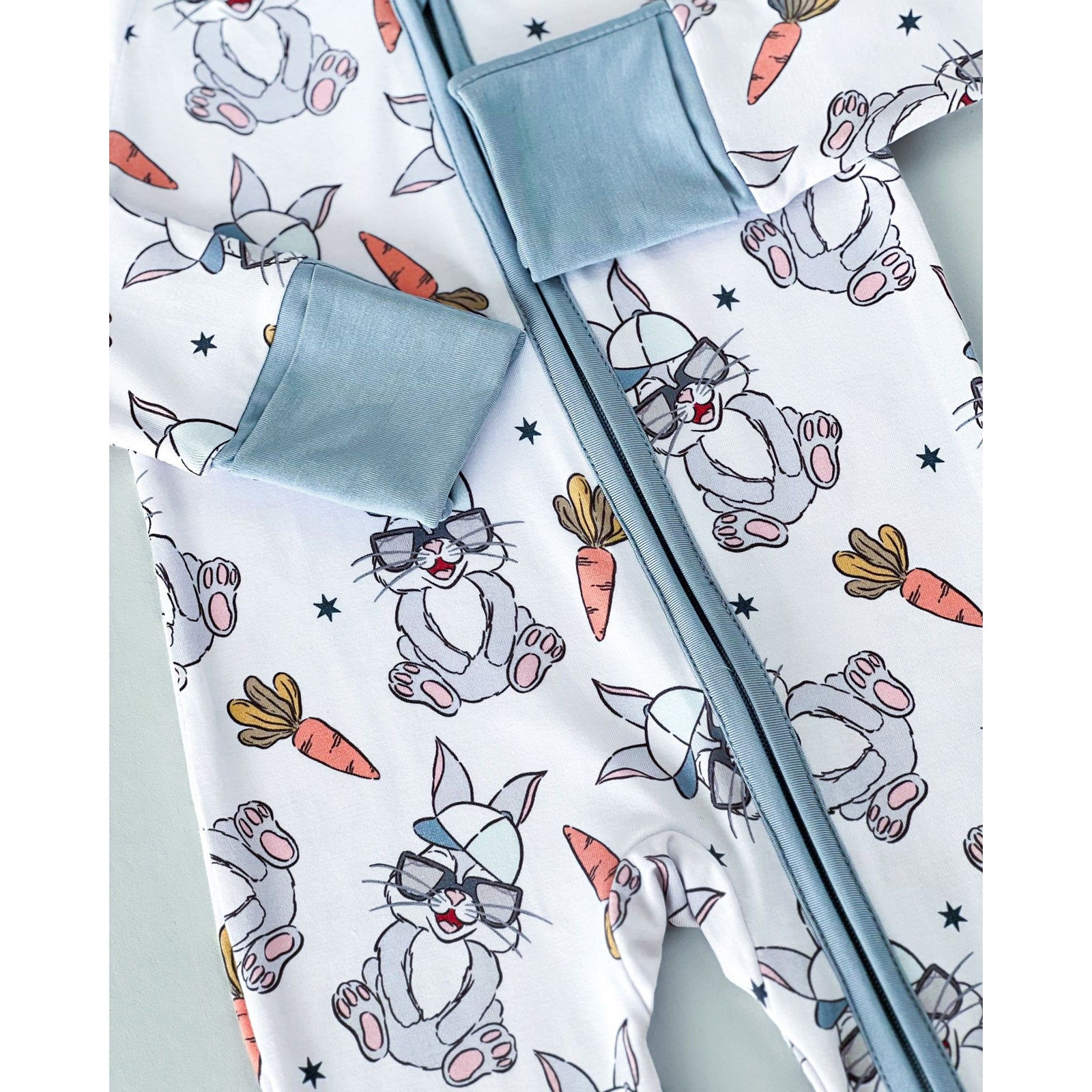 Bamboo Zip Romper | Rad Bunny