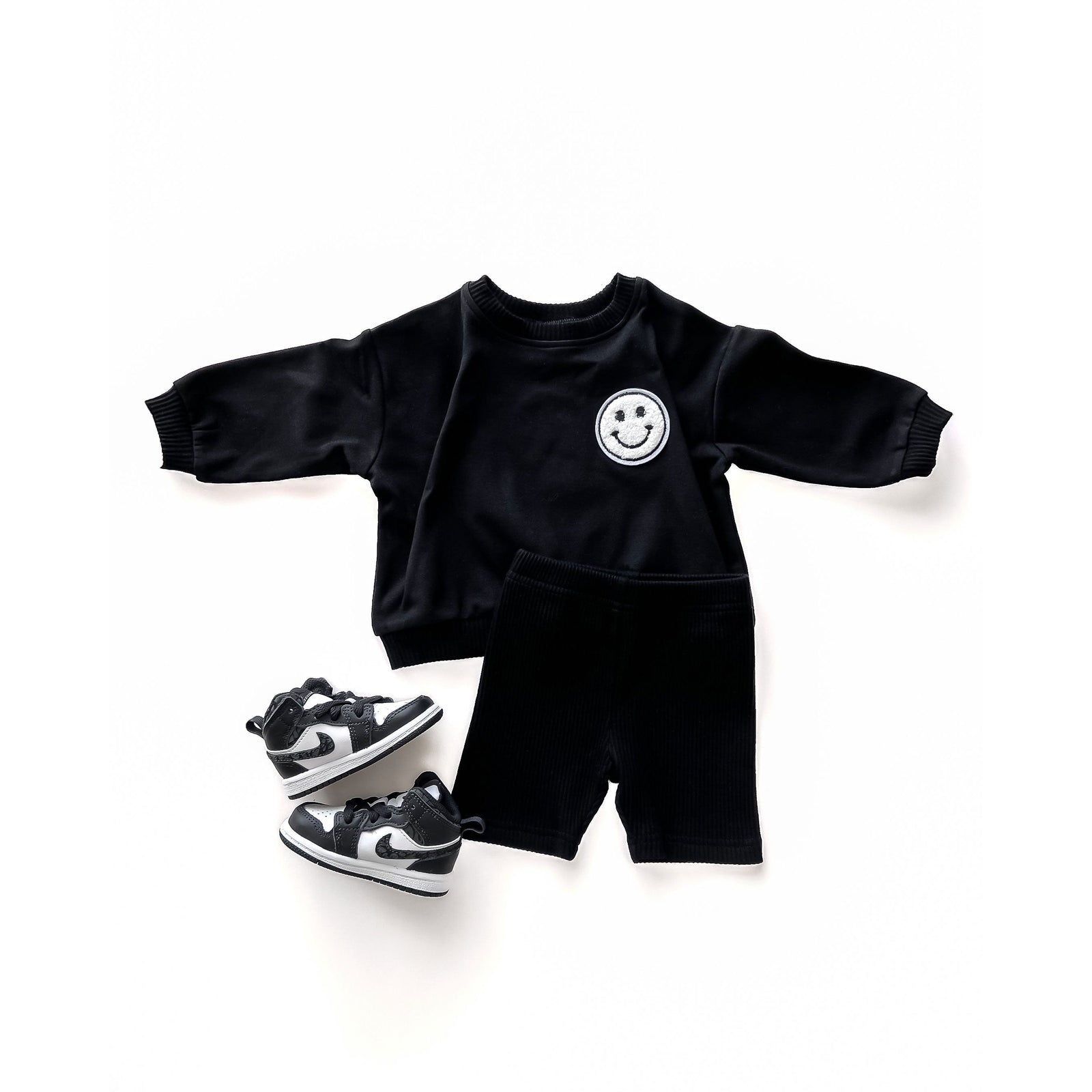 Biker Shorts Set | Black
