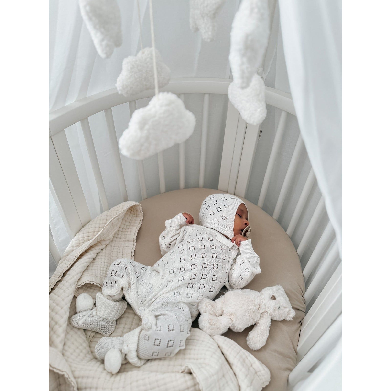 Bring Me Home Diamond Pointelle Bundle - White