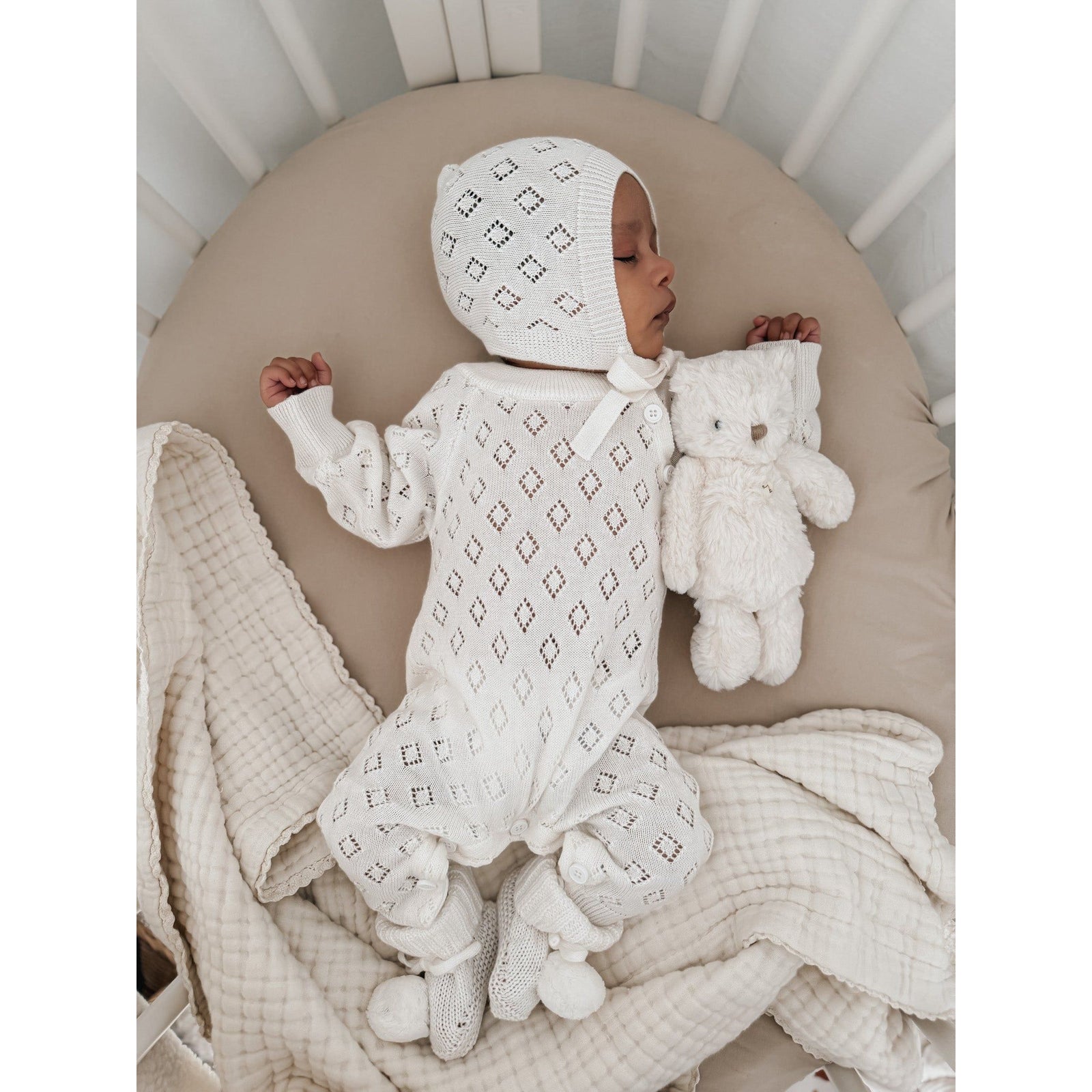 Bring Me Home Diamond Pointelle Bundle - White