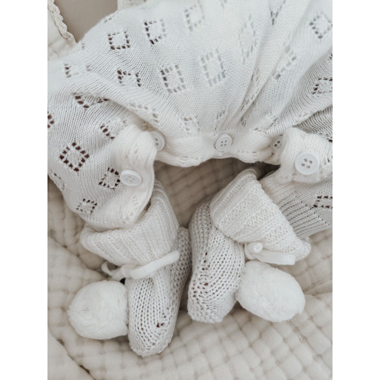 Bring Me Home Diamond Pointelle Bundle - White
