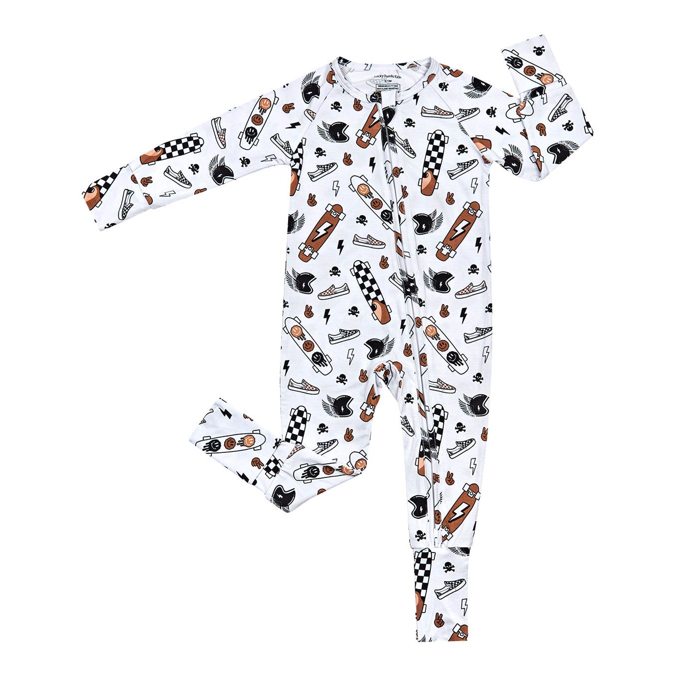 Bamboo Zip Romper | Sk8er